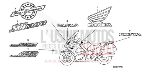 MARQUE ST1300A8 de 2008